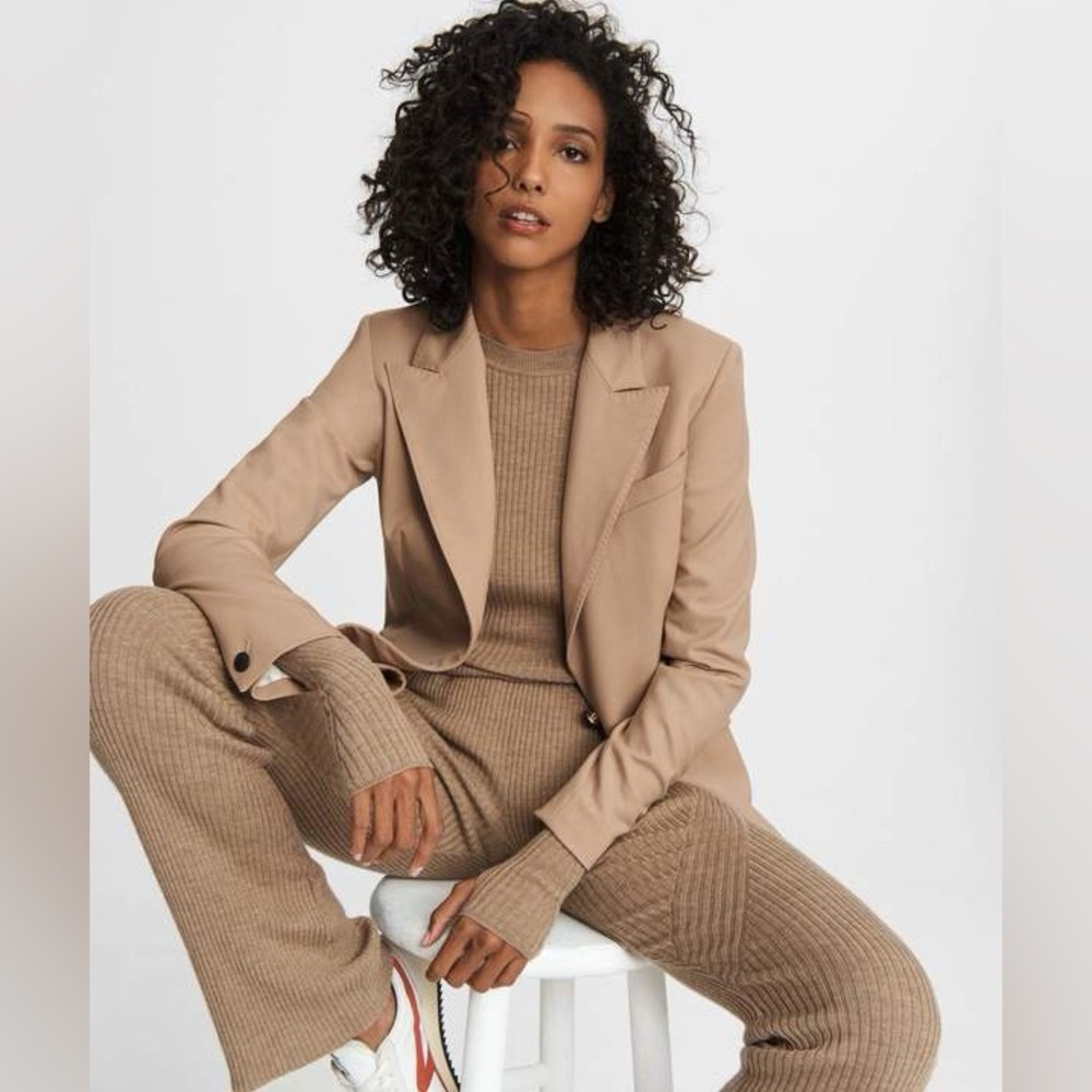 Rag & Bone Annie Twill Wool Blazer